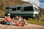 Spouses enjoying a glass of wine at Timber Creek Campground Spouses enjoying a glass of wine at Timber Creek Campground