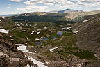Gorge Lakes view on route to Mt. Ida Gorge Lakes view on route to Mt. Ida