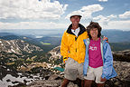 Herb and Lolo at summit of Mt. Ida Herb and Lolo at summit of Mt. Ida