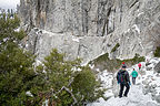 Hiking down from Yosemite Falls Hiking down from Yosemite Falls