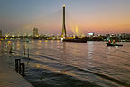 View of Chao Phraya River from In Love outdoor patio View of Chao Phraya River from In Love outdoor patio