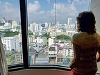 View from our hotel room in Bangkok View from our hotel room in Bangkok