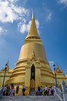 Golden stupa at Wat Phra Kaew Golden stupa at Wat Phra Kaew