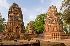 Khmer-style prangs in Ayutthaya Khmer-style prangs in Ayutthaya