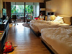 Lolo relaxing in our room in the lovely Le Meridien Chiang Rai Lolo relaxing in our room in the lovely Le Meridien Chiang Rai