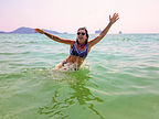 Lolo really enjoying Patong Beach Lolo really enjoying Patong Beach