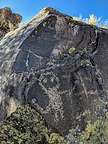 Petroglyph along Petroglyph Lake Petroglyph along Petroglyph Lake