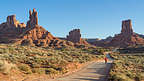 Evening stroll in Valley of the Gods Evening stroll in Valley of the Gods
