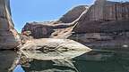 Incredible reflections in Reflection Canyon Incredible reflections in Reflection Canyon