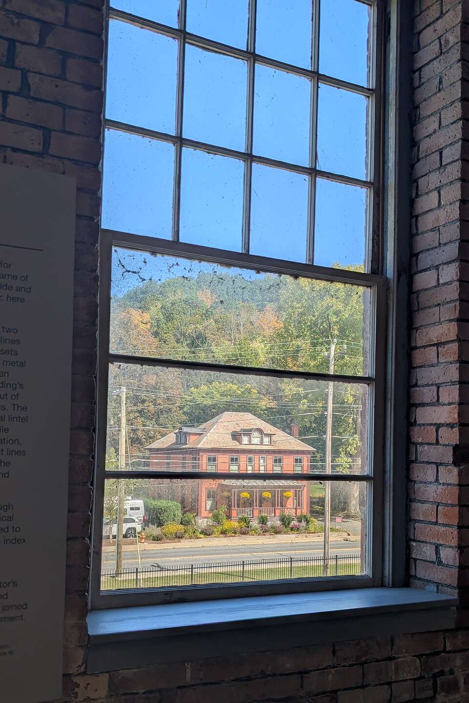Through the window 